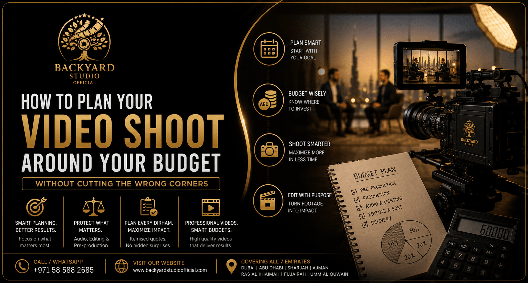 How to Plan Your Video Shoot Around Your Budget (Without Cutting the Wrong Corners)