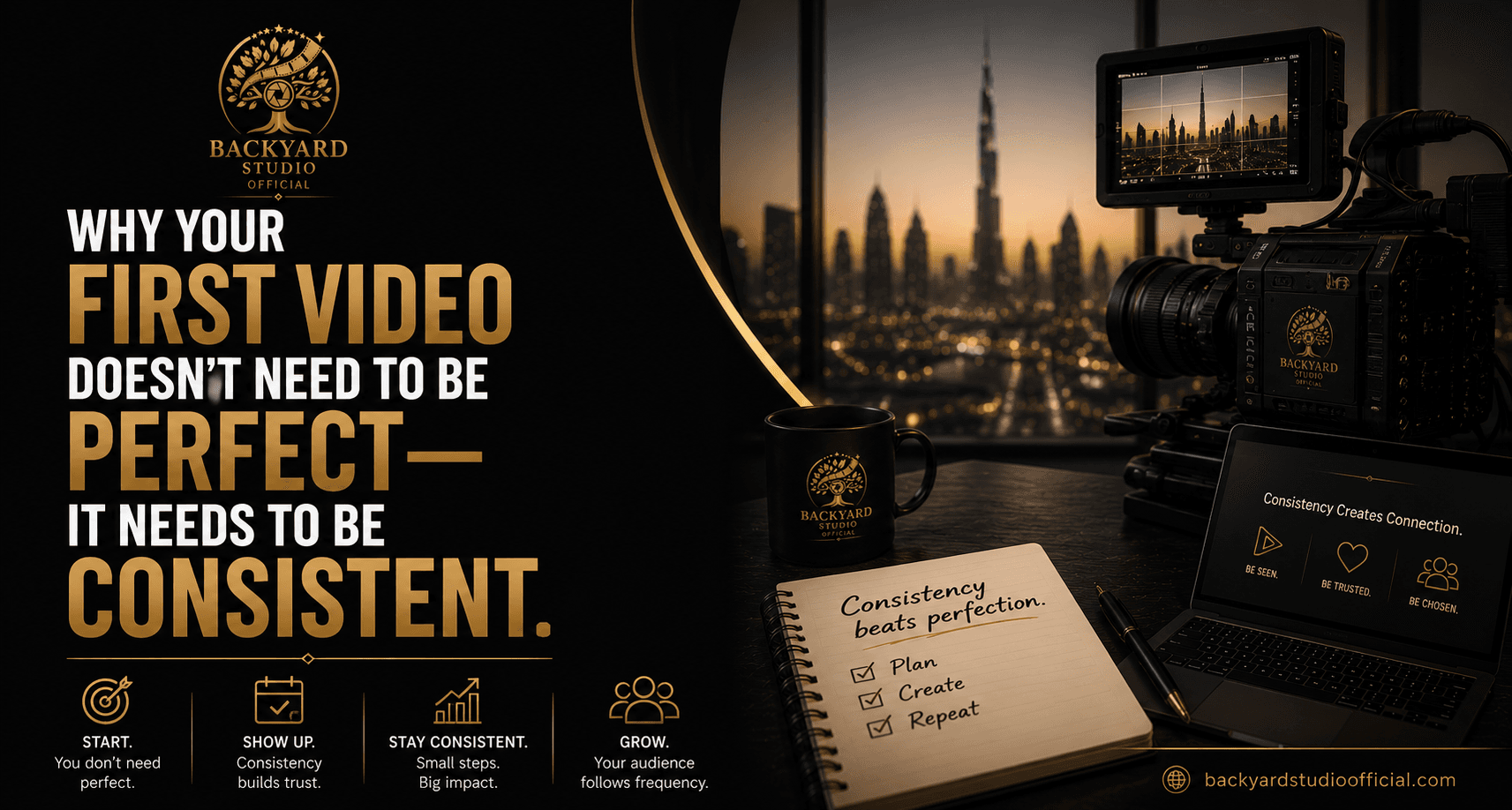 Why Your First Video Doesn't Need to Be Perfect — It Needs to Be Consistent