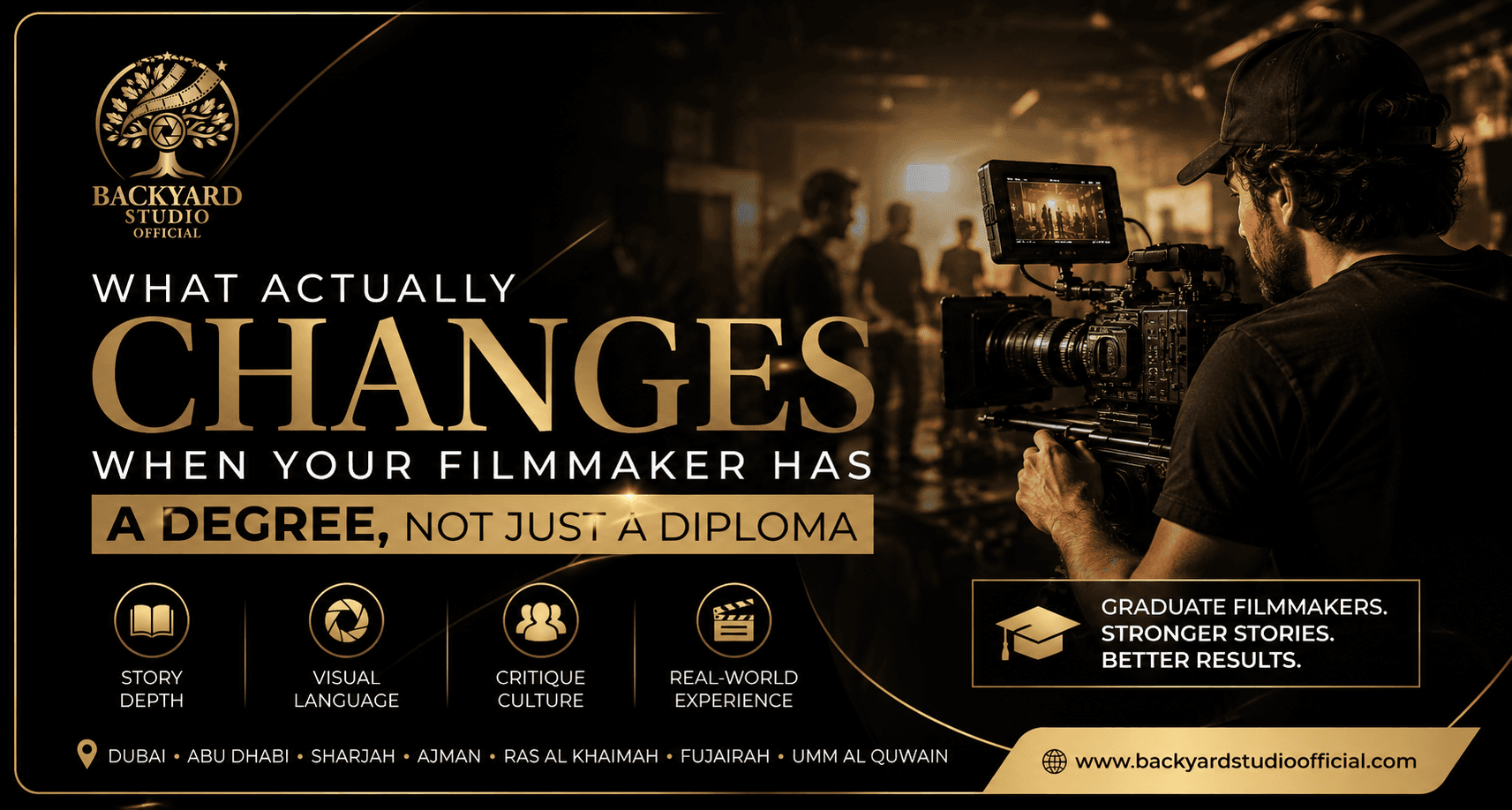 What Actually Changes When Your Filmmaker Has a Degree, Not Just a Diploma