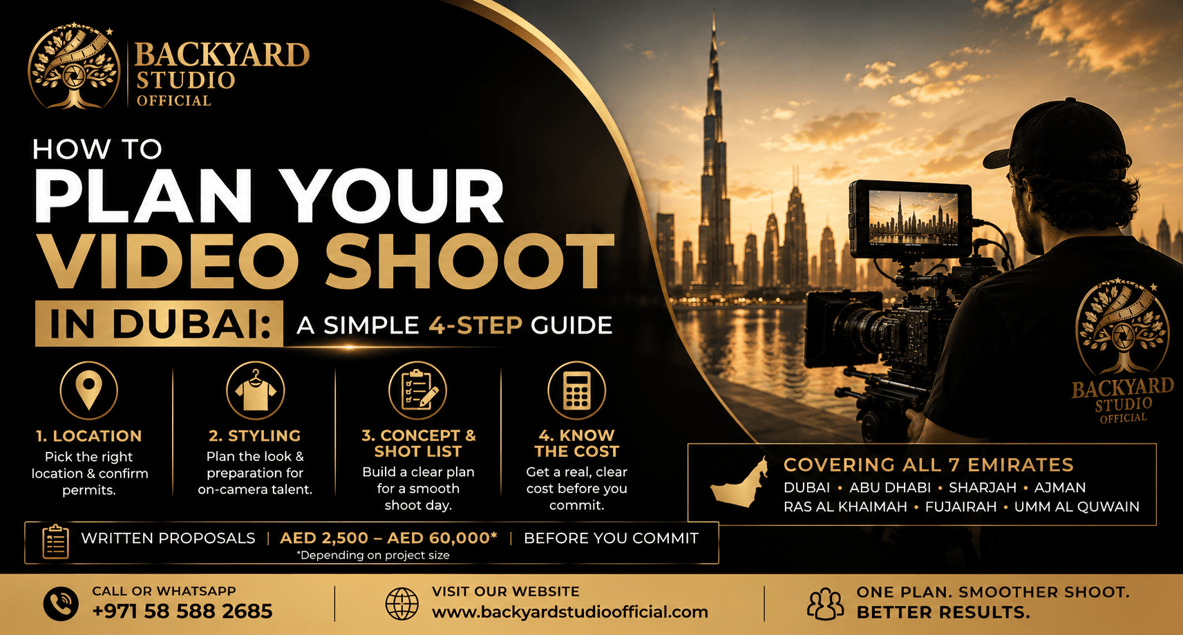 How to Plan Your Video Shoot in Dubai: A Simple 4-Step Guide