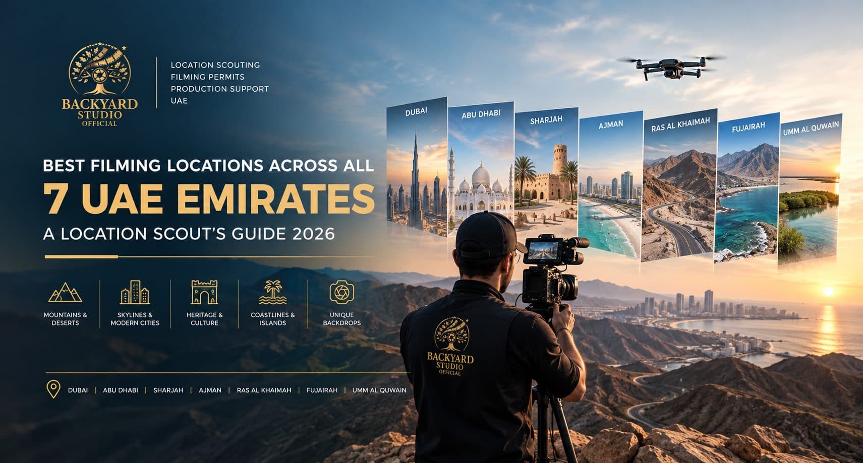 Best Filming Locations Across All 7 UAE Emirates — A Location Scout's Guide 2026