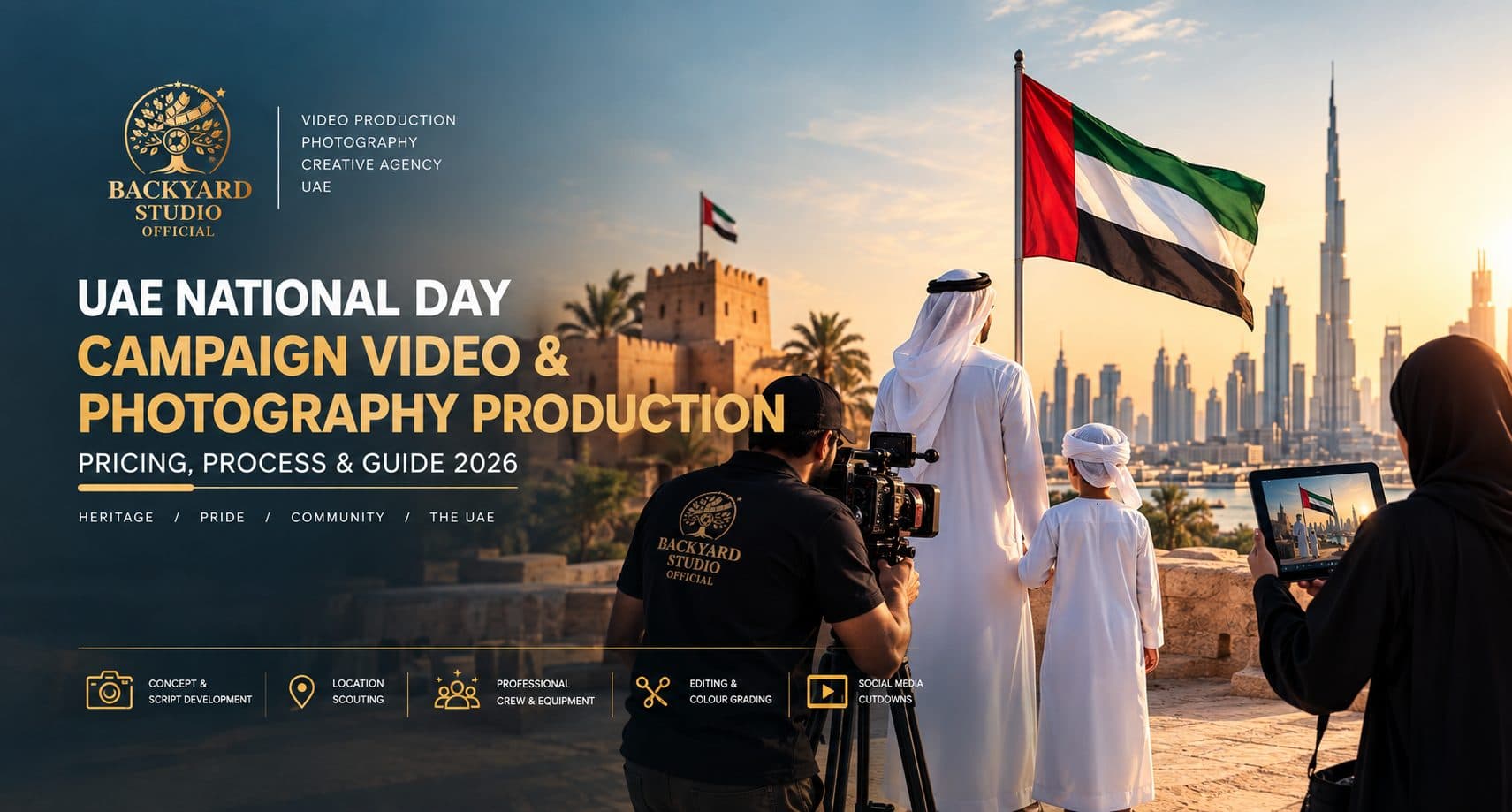 UAE National Day Campaign Video & Photography Production — Pricing, Process & Guide 2026